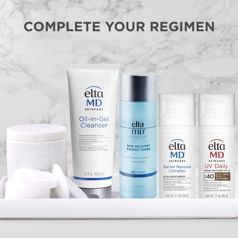 EltaMD UV Daily Deep Tint fragrance-free label close-up.
