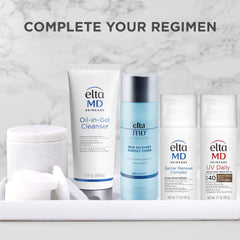 EltaMD UV Daily Deep Tint fragrance-free label close-up.