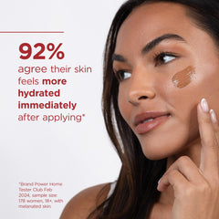 EltaMD UV Daily Deep Tint moisturizer close-up emphasizes hydrating formula.