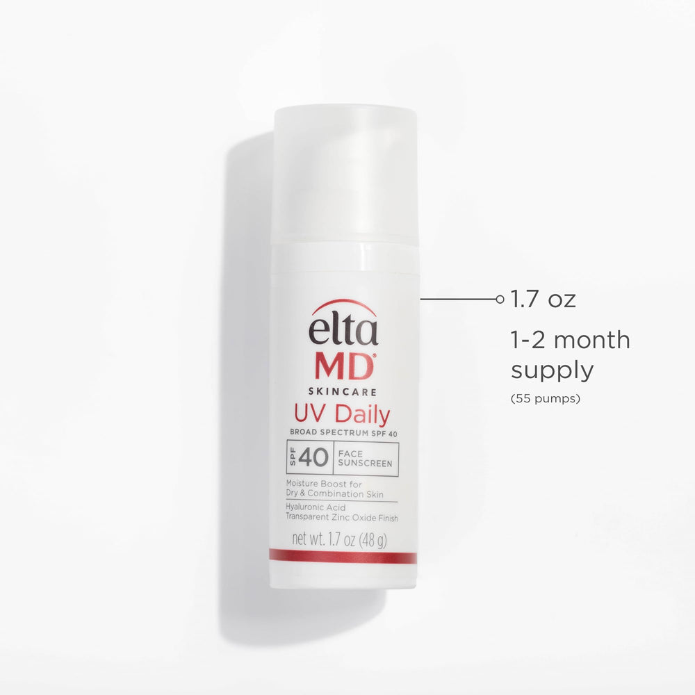EltaMD UV Daily no white cast on most skin tones.