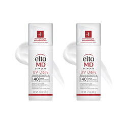 EltaMD UV Daily SPF 40 bottle shows mineral protection and daily hydration.