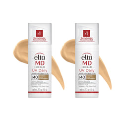 EltaMD UV Daily tinted SPF 40 pump for easy daily hydration and protection.