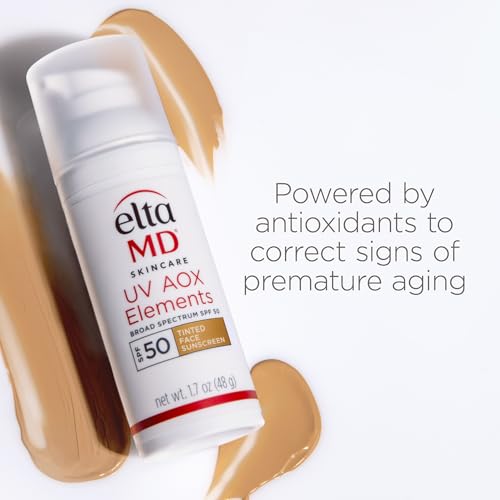 EltaMD UV Elements universal tint swatch on skin blends with most tones.