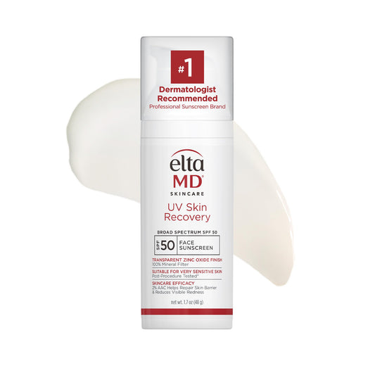 EltaMD UV Skin Recovery SPF 50 bottle ready for daily sun protection