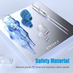 Curved Magnum needle from Emalla Eliot enhances smooth curves and control.