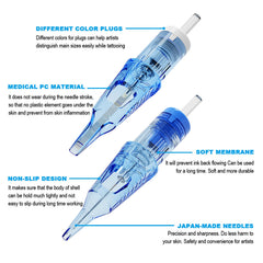 Emalla Eliot Pro 1015CML cartridge body with clear view of needle engagement.