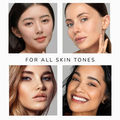 Emani Bye Bye Shine Setting Powder close-up reveals natural, pore-minimized matte look.