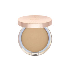 Emani Flawless Matte Powder Foundation compact open shows portable design for quick touch-ups.