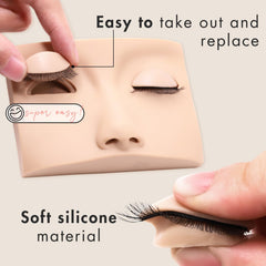 Embagol eyelids compatible with glue remover for easy cleanup