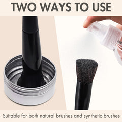 Embagol vegan formula keeps brushes safe while removing makeup residue.