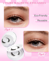 EMEDA compact lash box with mirror for on-the-go touch-ups