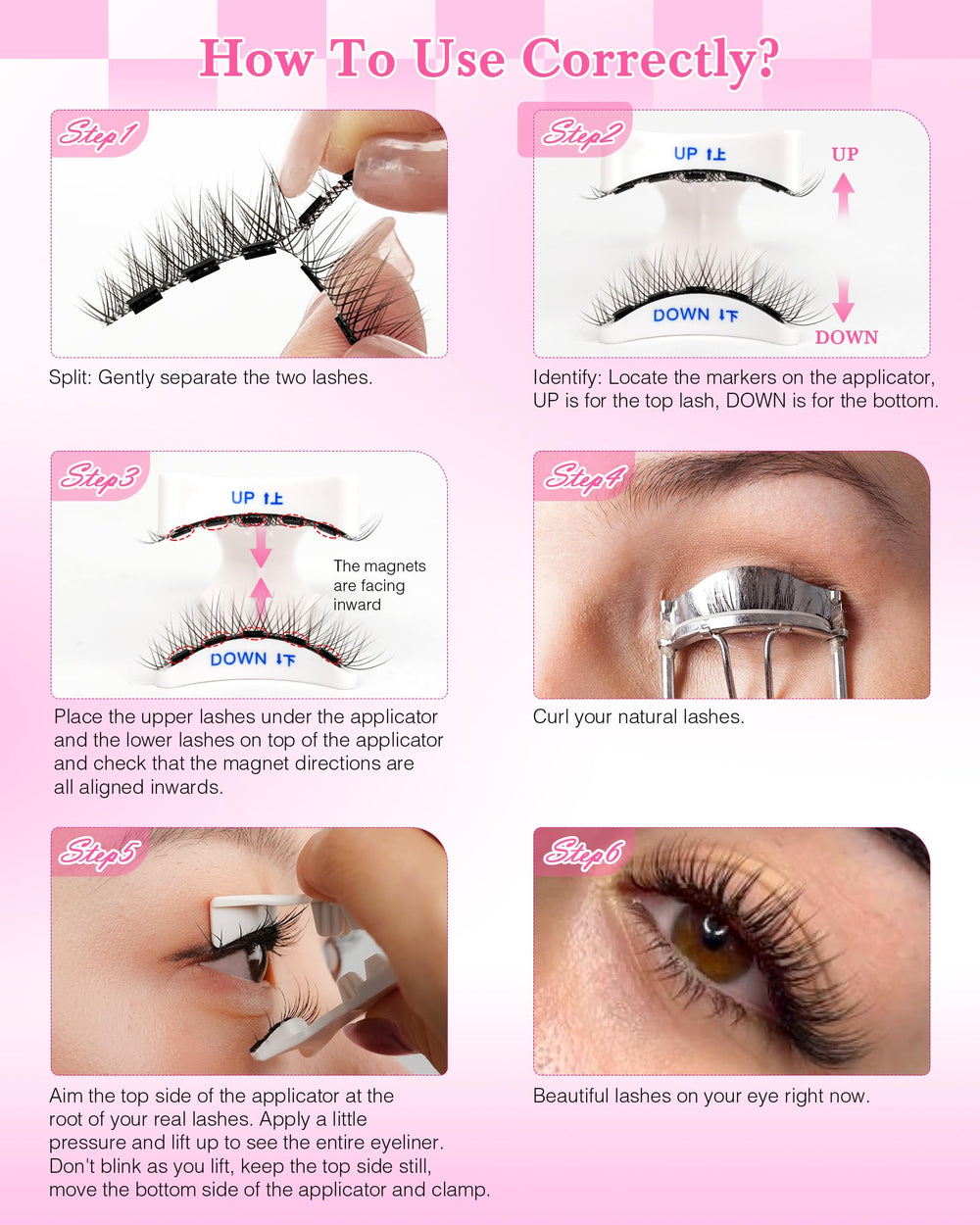 EMEDA portable magnetic lash kit ideal for travel and events
