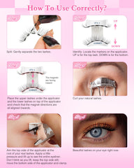Compact travel-friendly EMEDA case keeps lashes secure and ready.