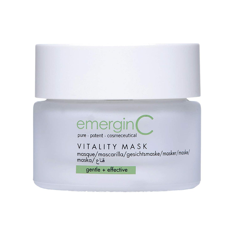 emergin C Vitality Mask creamy texture close-up for deep hydration