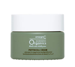 emerginC Phytocell anti-aging cream jar shows rich hydration for radiant skin