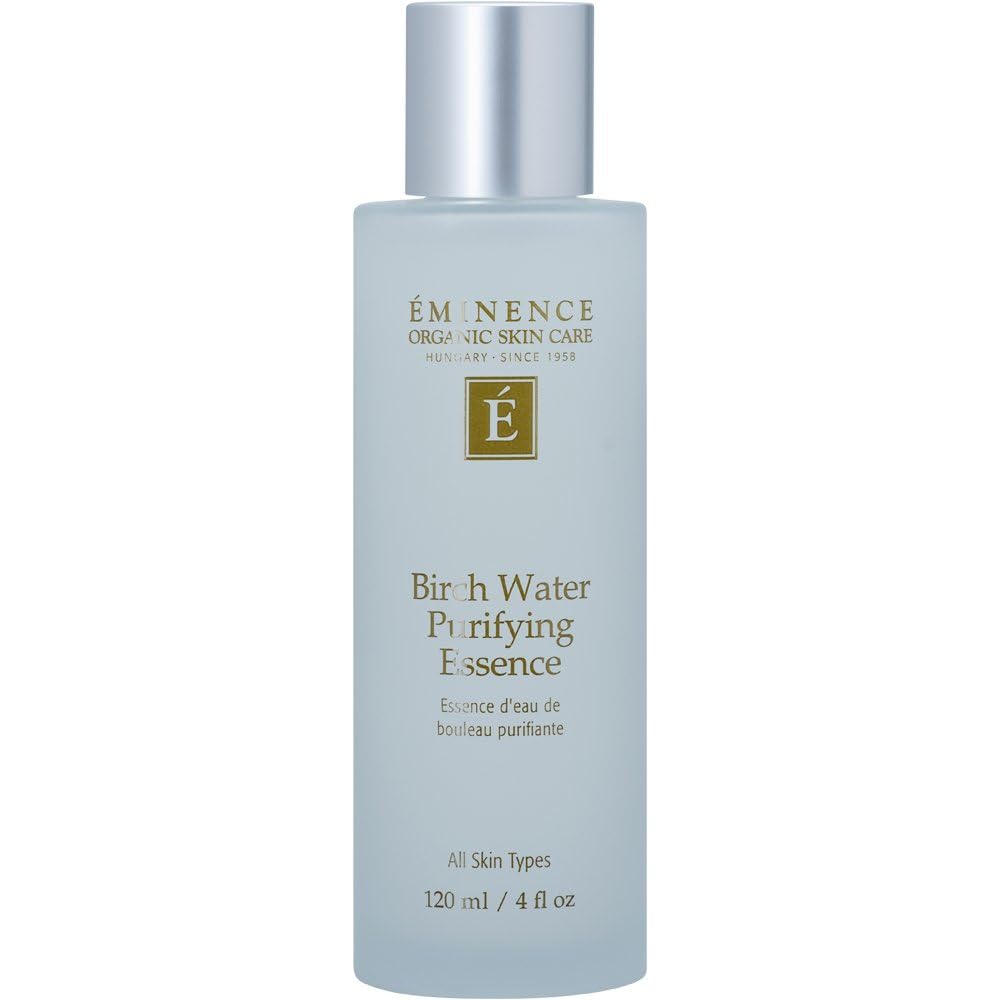 Eminence Birch Water Purifying Essence bottle supports hydration and a refreshed complexion.