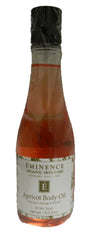 Eminence Organic Apricot Body Oil bottle for soothing hydration of dry skin.