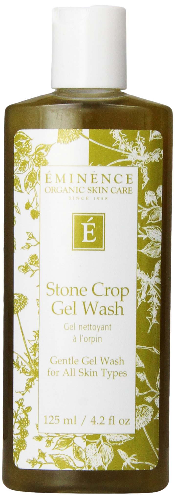 Eminence Stone Crop Gel Wash bottle ready for gentle cleansing.