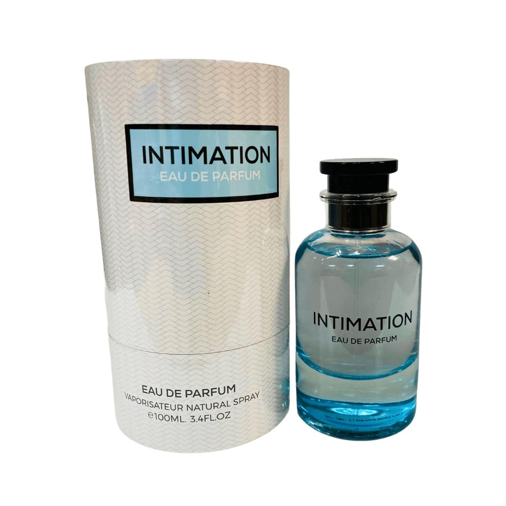 Emper Intimation perfume bottle with sleek masculine design for everyday confidence.