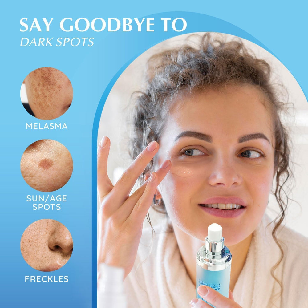 EnaSkin packaging on display signals gentle dark spot care