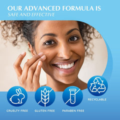 EnaSkin retail display suggests simple, effective dark spot care at home