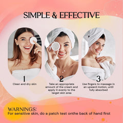 Enaskin Naturals cream texture close-up highlighting peptide-supported formula for smooth skin