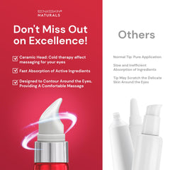 Jar close-up of Enaskin Naturals Retinol Eye Cream highlighting its lightweight texture.