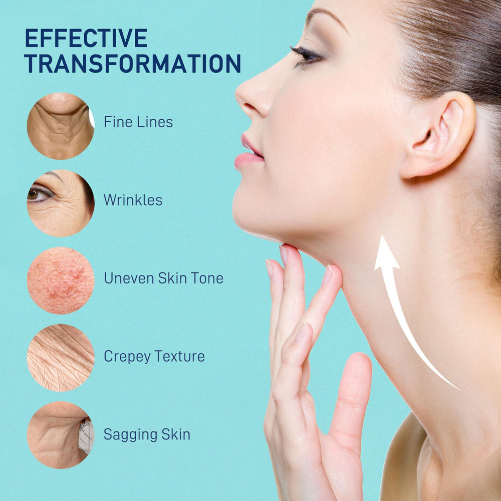 Push-top cap on Enaskin Naturals Retinol Neck Cream enables clean, controlled application.