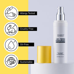 Enaskin Naturals after-application skin finish appears radiant and balanced