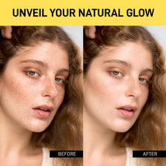 Enaskin Naturals tinted cream swirl showing universal color correction for natural finish