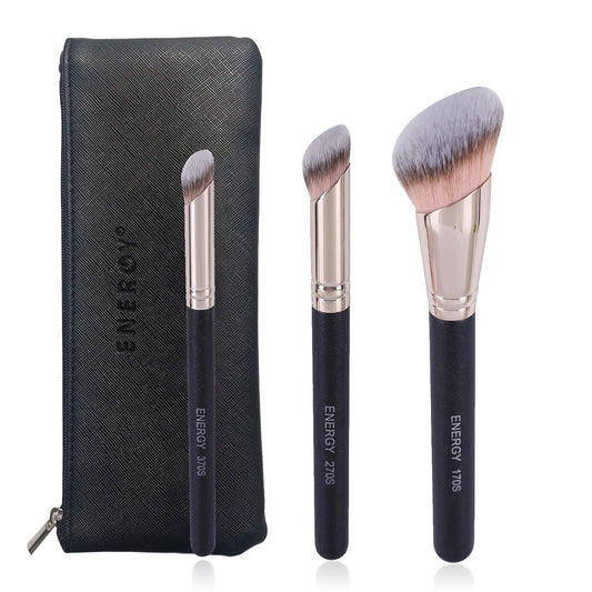 ENERGY Kabuki angled powder foundation brush 170S for smooth, streak-free coverage