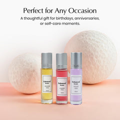 Enhanced Scents Cherry Kiss date-night look with soft, seductive aura.