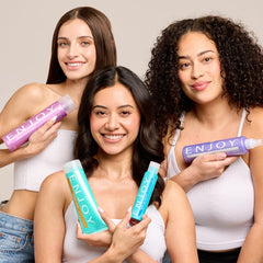ENJOY curly hair texture smoothing shows manageability and bounce.