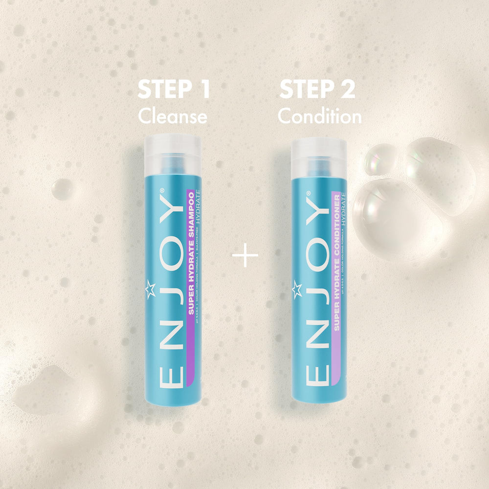 Enjoy Super Hydrate Shampoo fragrance-notes hints at spa-like scent for an enjoyable wash.