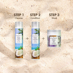 Enjoy Holistic Hydrate 33oz packaging ready for extended hair care routines.
