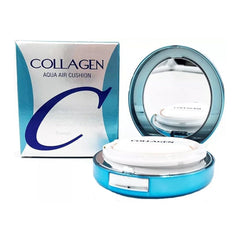 Enough Collagen Aqua Air Cushion long-wear formula stays fresh from morning to night