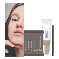 ENTROPY MAKE UP Brow Color Ash Brown swatches show natural shade for brunettes