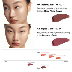 Entropy Charm Tint keychain design enables easy on-the-go touch-ups.