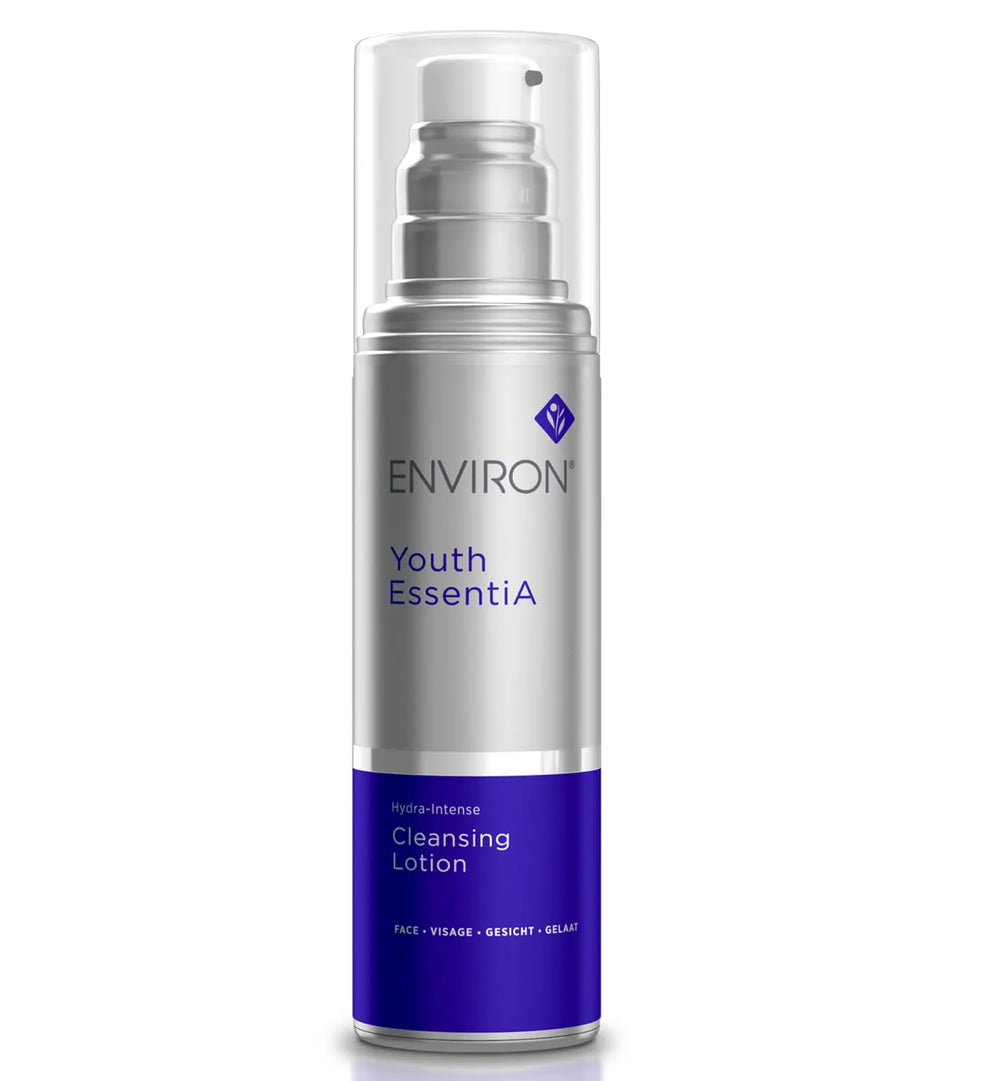 Environ Hydra-Intense Cleansing Lotion bottle ready for daily cleansing and serum prep.