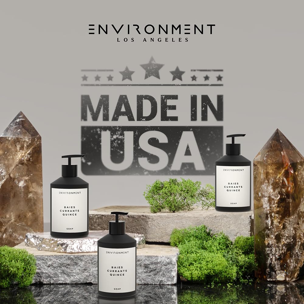ENVIRONMENT hand soap spa aroma promotes a calm kitchen or bathroom ambiance