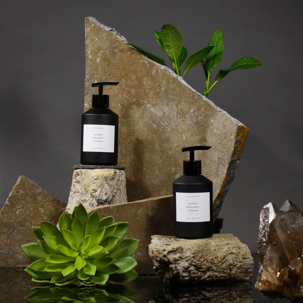ENVIRONMENT WN Lotion gift-set display hints at premium self-care gifting