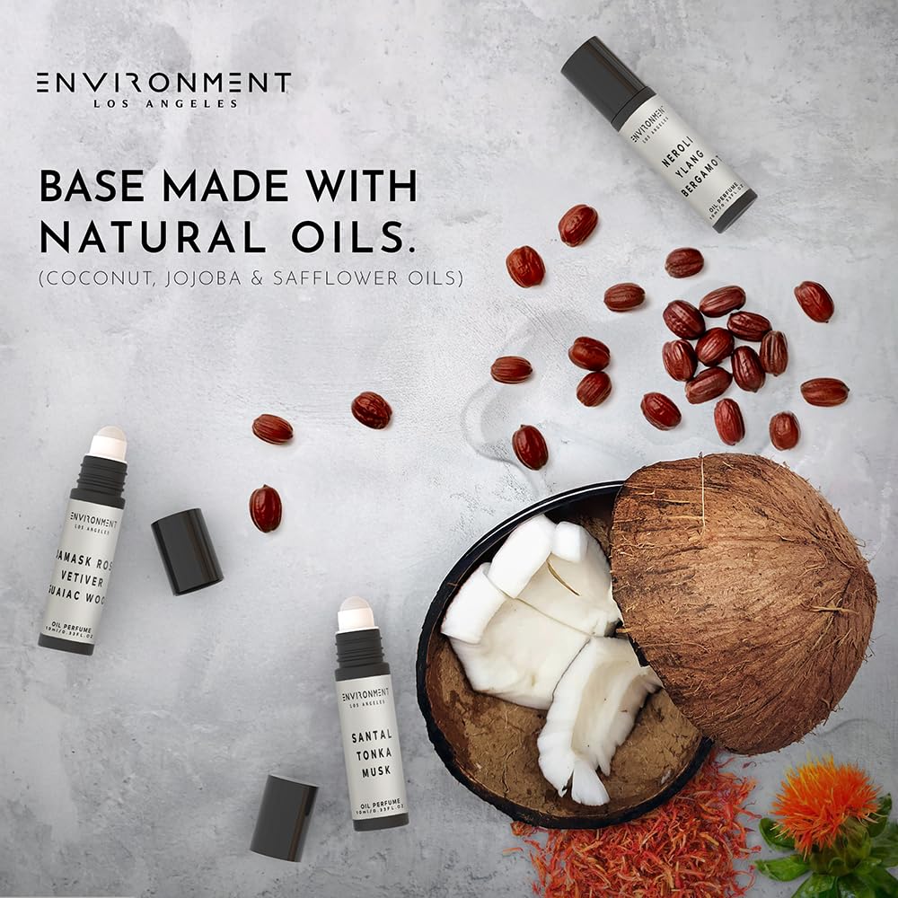 ENVIRONMENT WSTN travel-size roll-on fits bag for daily use.