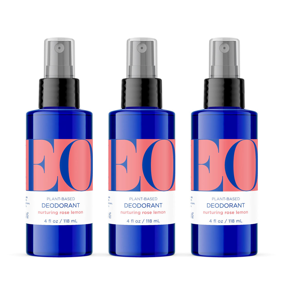 EO Rose Lemon deodorant spray bottle for daily freshness.