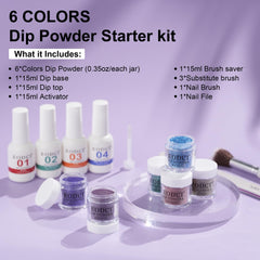 eodci complete dip powder kit packaging ready for gifting