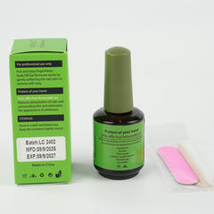 Eodci at-home use scenario with relaxing nails after removal.