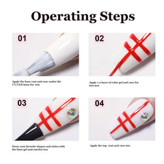 eodci nail art kit display suggests gifting and beginner-friendly exploration.