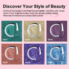 eodci starry green dip powder adds depth and lasting sparkle