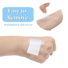 Eorbow bandage trimmed to fit small and large areas.