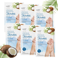 Epielle Intensive Repairing Hand Masks box with six pairs for deep hydration and care.
