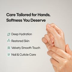 Epielle Nourishing Hand Mask gloves in use for a relaxing at-home treatment
